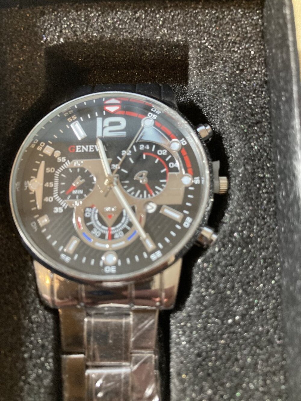 Brand New GENEVA Men's Chronograph Watch